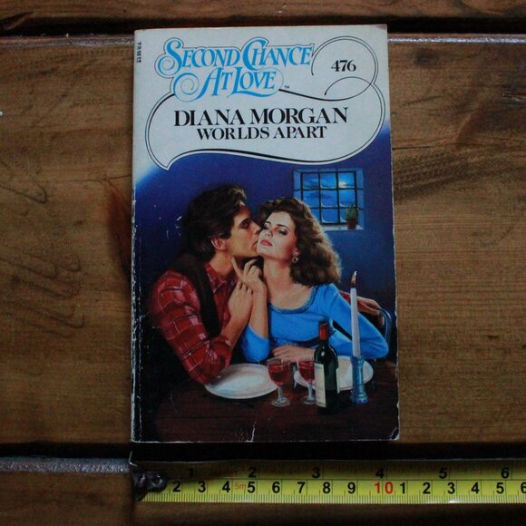 Vintage Second Chance at Love "Worlds Apart" Paperback Book - Picture 7 of 7